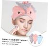 NOLITOY 3pcs Microfiber Hair Drying Towel Cap Fast Drying Comfortable for Hair Types view 2