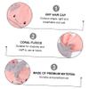 NOLITOY 3pcs Microfiber Hair Drying Towel Cap Fast Drying Comfortable for Hair Types view 3