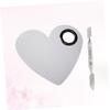 Beatifufu Foundation Palette with Shaded Spatula Heart Shape Mixing Palette Set Beauty Tools for Makeup Artists Enthusiasts view 4