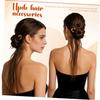 Beaupretty 3pcs u Shape French Hair Pins Vintage Hair Bun Sticks for Women Strong Hold view 3