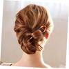 Beaupretty 3pcs u Shape French Hair Pins Vintage Hair Bun Sticks for Women Strong Hold view 4