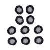 Beatifufu 10pcs Ballet Dance Hair Nets for Women Invisible Bun Covers Lace Detail Elegant Headdress Accessories for Dance Parties and Performances view 1