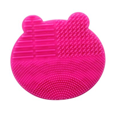 NOLITOY Vanity Organizer Brush Holder Silicone Brush Cleaning Mat Storage Rack Easy to Clean