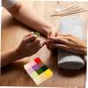 NOLITOY 50pcs Nail Art Sponges Soft Makeup Sponge Blocks for Gradient Effects Convenient Small Design for Easy Handling and Precise Application for Blush and Manicure Travel-friendly Tools view 3