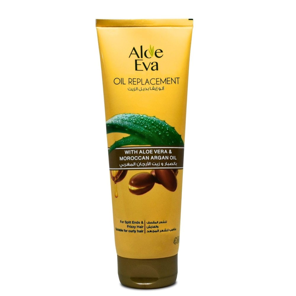 1Pack Aloe Eva Oil Replacement With Aloe Vera And Moroccan Argan Oil To The Softness And Shine Of Hair (8.45 oz / 250 ml)