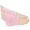 Beaupretty Moisturizing Gel Heel Socks for Dry Cracked Skin Vented Open Toe Recovery Sleeves with Vitamin-Infused Gel for Soft Healthy Feet Fits Pink view 1