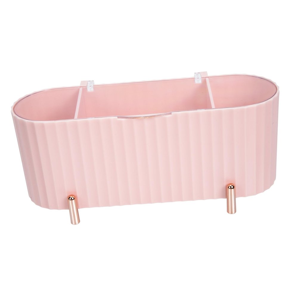 PRETYZOOM Household Makeup Pad Container Lid Multi Cosmetic Storage Box for Cotton Swabs and Pads for Bathroom and Vanity Organization