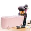 PRETYZOOM Household Makeup Pad Container Lid Multi Cosmetic Storage Box for Cotton Swabs and Pads for Bathroom and Vanity Organization view 4
