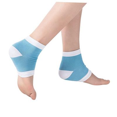 Beaupretty Spa Vented Gel Heel Socks for Relief Moisturizing Open Toe Sleeves Vitamin-enriched Gel for Dry Feet Treatment