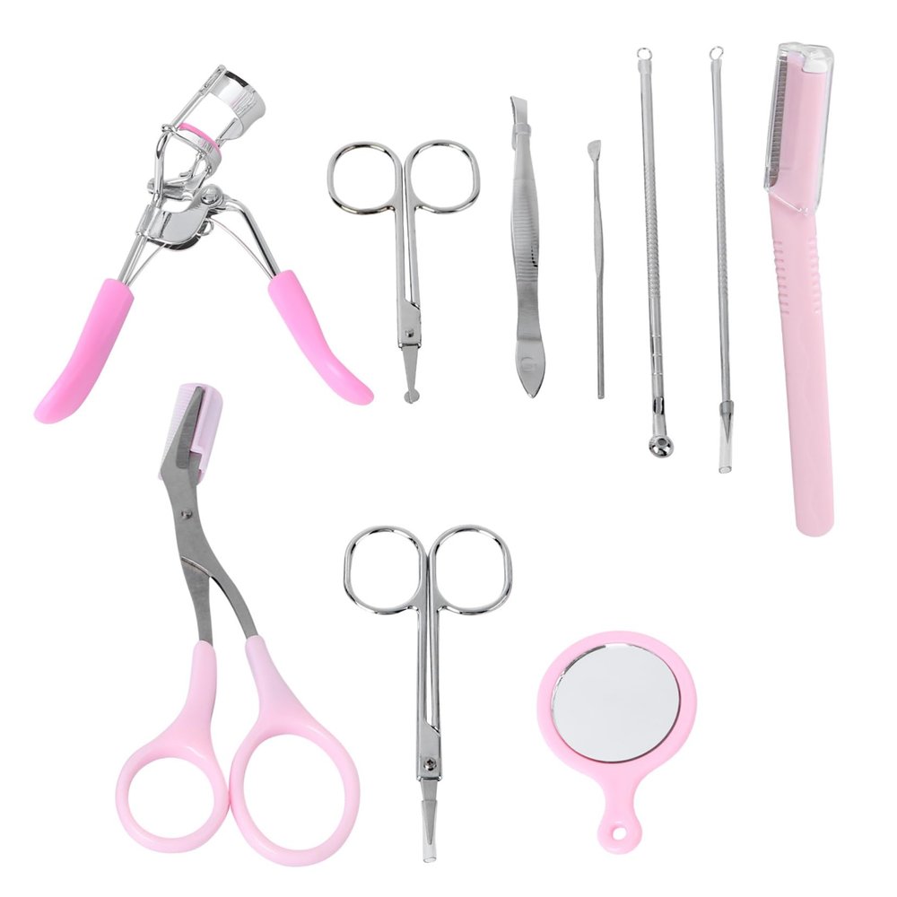 FOMIYES 10pcs Eyebrow Care Kit Eyebrow Grooming Kit Eyebrow Shaping Kit, Medium, 722IO6J7G64421KMJT