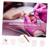 NOLITOY 20bags Cosmetic Kit Cotton Swabs Practical Facial Pads and Nail Files for Daily Makeup Removal and Personal Care view 4