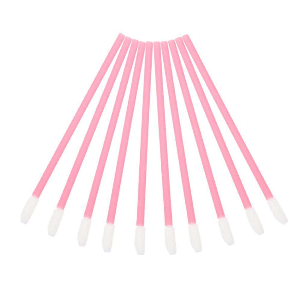 Beatifufu Lip Brush Set 100pcs Lipstick Soft Bristles for Makeup Portable Easy to Carry Concealer Brush More