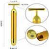 Beauty Bar 24K Facial Massager, T-Shape Electric Face Roller Massage, Pull Tight Firming Lift Tools for Sensitive Skin (Gold) view 3