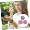 Beatifufu 3pcs Foldable Makeup Mirror Pink Gray Dual-Sided Cosmetic Vanity Mirrors for Home Use Compact Stylish Design for Easy Storage and Travel view 4