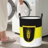 Flag Of Volga Germans Oil Painted Circular Hamper Lasting Organization Bedroom Bathroom Dcor view 1