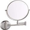 RomildaYuan Makeup Mirrors Wall Mounted 8 inch Bathroom Magnifying Double Sided Adjustable Extendable Swivel Vanity Mirrors Cosmetic Nickel 5X /Nickel/10X view 3
