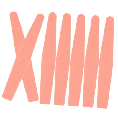 HAKIDZEL 10pcs Nail Files Sponge Buffers Double-Sided Polishing Board for Manicure Nail Tools for Women Orange