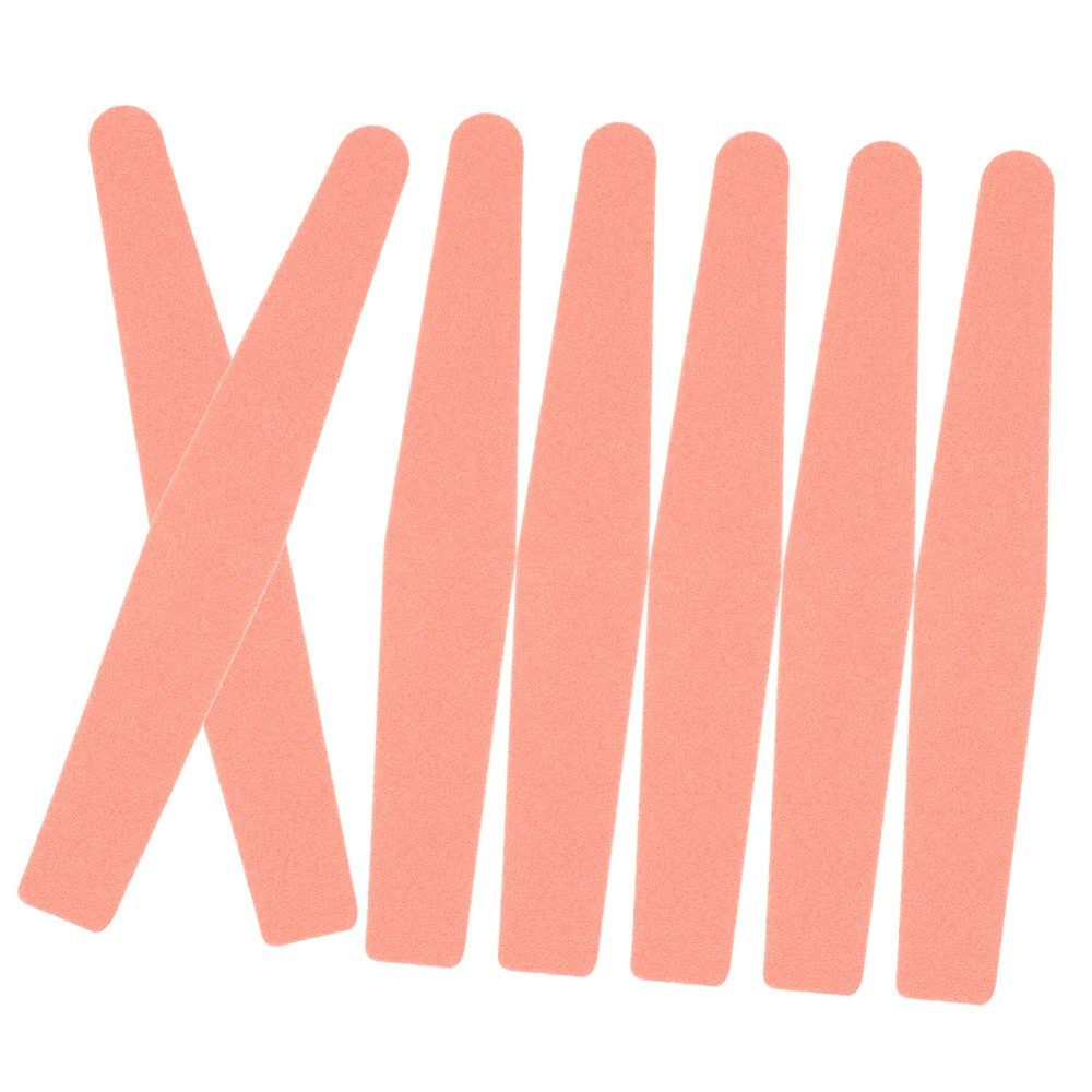 HAKIDZEL 10pcs Nail Files Sponge Buffers Double-Sided Polishing Board for Manicure Nail Tools for Women Orange