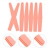 HAKIDZEL 10pcs Nail Files Sponge Buffers Double-Sided Polishing Board for Manicure Nail Tools for Women Orange view 2