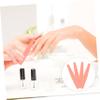 HAKIDZEL 10pcs Nail Files Sponge Buffers Double-Sided Polishing Board for Manicure Nail Tools for Women Orange view 4