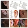 24 Pcs Self Ear Piercing Gun Kits - 24pcs/Set Painless Disposable Sterile Gun with Hypoallergenic Studs,at Home Safety Ear Piercing Gun Kit Tool (Red cz 5mm 519) view 4