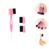 FOMIYES Portable Eyebrow Brush with Replacement Heads Double-headed Hair Edge Comb for Women Easy to Use Eyebrow Grooming Tool Pink for Shaping and Styling view 2