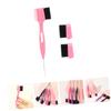 FOMIYES Portable Eyebrow Brush with Replacement Heads Double-headed Hair Edge Comb for Women Easy to Use Eyebrow Grooming Tool Pink for Shaping and Styling view 3