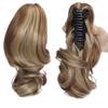 12Inches Short Wavy Ponytail Hair Extensions Claw Clip On Ponytail Hair Extension Synthetic Ponytail Extension Hair For Women view 1