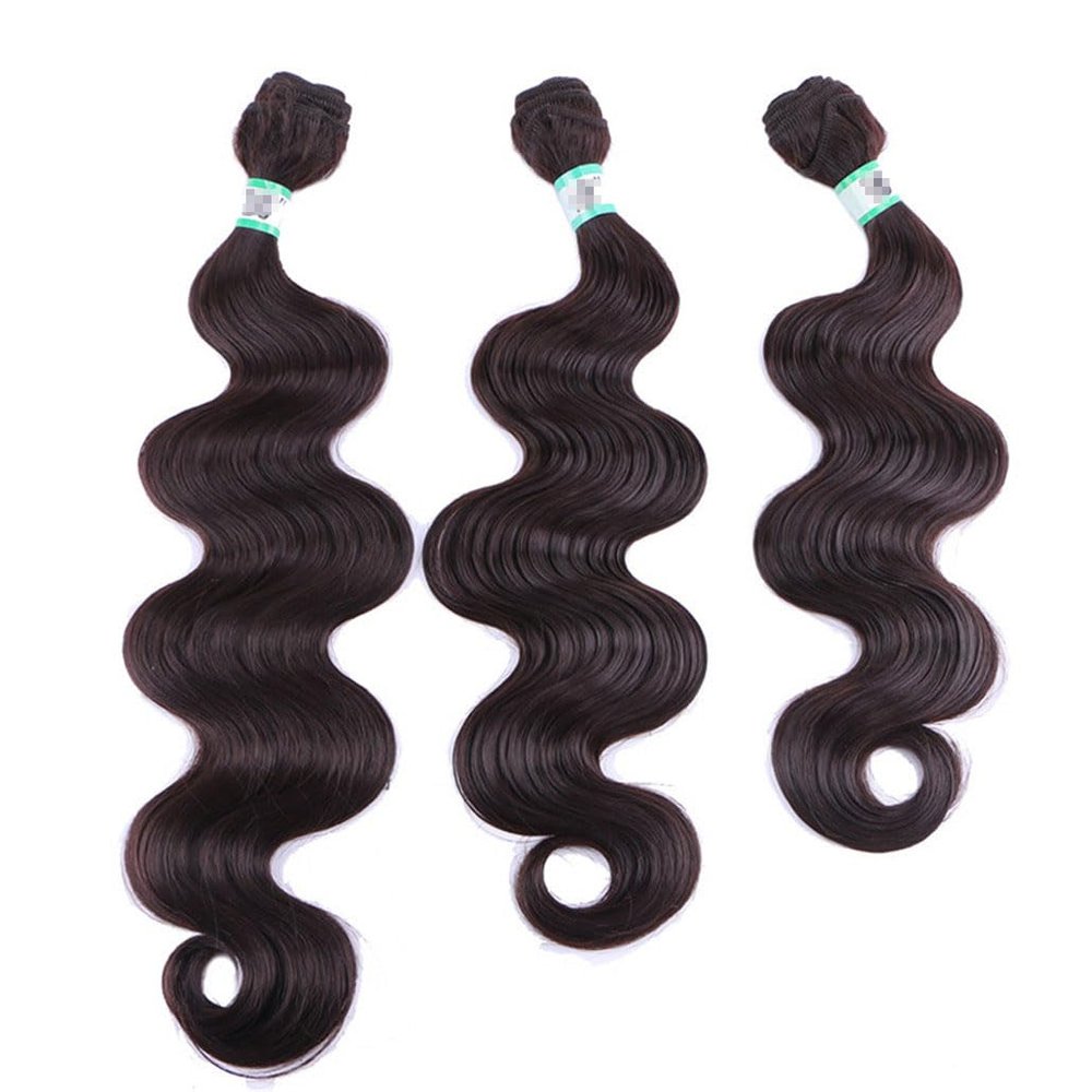 Synthetic Bundle Weave Body Wave Hair Bundles Synthetic Hair Weave 16-20Inches 3Bundles/Lot Ombre Hair