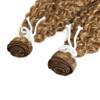 Hair 22Inch Kinky Curly Weave Synthetic Hair Ombre Brown 2Pcs/Lot Wave Hair Bundles Extensions view 4