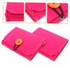 MAGICLULU 2pcs Essential Oil Case Bag Felt Storage Pouch for Essential Oils Portable Travel Organizer view 2