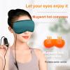 AOKID Heated Eye Patch,Warm Eye Patch,USB Electric Eye Heating Pad with Temperature & Timer Control, Dry Eye Patch for Dry Eyes for Relax & Reduce Eye Strain Dark Circle & Improve Sleep Light Brown view 2