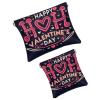 ZHANGYWFS 2 PCS Funny Cosmetic Shrapnel Bag Portable Makeup Toiletry Bags Wallet Vegan Leather Slim Little Storage Soft Toddler Brush Custom Travel Everyday Train Beach Valentine, Various 250 view 1