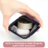 ZHANGYWFS 2 PCS Funny Cosmetic Shrapnel Bag Portable Makeup Toiletry Bags Wallet Vegan Leather Slim Little Storage Soft Toddler Brush Custom Travel Everyday Train Beach Valentine, Various 250 view 3