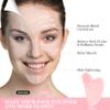 URAQT Gua Sha Facial Tools Rose Quartz Guasha Tools for Face & Eye Gua Sha Stone Skin Care Body Tighten Skin Massage Tools for Puffiness Reducing & Jawline Sculpting Face Stone Gua Sha Tools (Pink) view 2