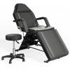 Charmmade Tattoo Chair for Clients Massage Bed Adjustable 72.4in Facial Bed for Esthetician Multi-use Comfortable Professional Spa Bed and Stool Hold Up to 660lbs, with 2 Storage Baskets, Black view 1