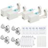 psaakon 24 Pcs Self Ear Piercing Gun Kits - 24pcs/Set Painless Disposable Sterile Gun with Hypoallergenic Studs,at Home Safety Ear Piercing Gun Kit Tool (Heart 4mm 226) view 1
