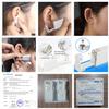 psaakon 24 Pcs Self Ear Piercing Gun Kits - 24pcs/Set Painless Disposable Sterile Gun with Hypoallergenic Studs,at Home Safety Ear Piercing Gun Kit Tool (Heart 4mm 226) view 4