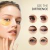 REDANHA 30 Pairs 24K Gold Under Eye Patches Face Masks Dark Circles Puffy Eye Bags Collagen Skincare Spa Trip Eye Mask Gift view 4