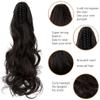 22Inch Wavy Ponytail Synthetic Claw Clip Ponytail Hair Extensions Curly Fake Hair Ponytail Tail For Women view 3