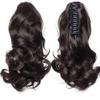 12Inches Short Wavy Ponytail Hair Extensions Claw Clip On Ponytail Hair Extension Synthetic Ponytail Extension Hair For Women view 1