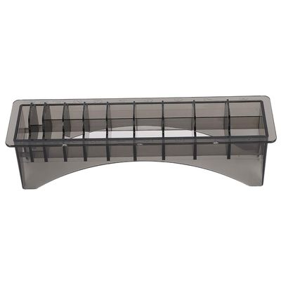10 Grid Electric Hair Clipper Limit Comb Organizer, Plastic Guide Comb Storage Box, Professional Hair Clipper Holder Hair Tools Supplies for Barbershop Use