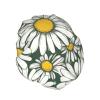 QHWLR Cap For And Women Stylish Shower Capswhite Daisyprint With Reusable Waterproof Bathing Shower Hat For Ladies view 2