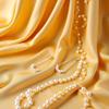 2 Pieces Pearl U-Shaped Hair Forks, Classic Elegant Bridal Hair Accessories with Ornaments and Pins view 3