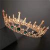 aiqiua Queen Crown Rhinestone Wedding Crowns Tiaras, Costume Party Hair Accessories, Birthday Crown Crystal Bridal Crown for Prom/Fashion Show/Travelling Exquisite shape and clothing perfect match view 3
