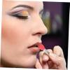 HAPINARY 6pcs Silicone Lip Brush Colors Pink Red Portable Lipstick Applicators Lid Makeup Tools for Women Eye Shadow Brush view 4