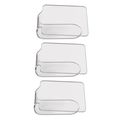 HAPINARY 3pcs Nail Mixing Palette Transparent Makeup Foundation Mixing Plate for Salon Use for Nail Art and Room Decoration No More Hand Stains