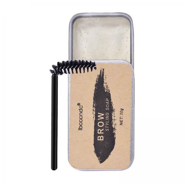 3x20G W/Brush Natural Eyebrow Soap for Beauty Women, Multi, 4