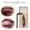3x20G W/Brush Natural Eyebrow Soap for Beauty Women, Multi, 4 view 2