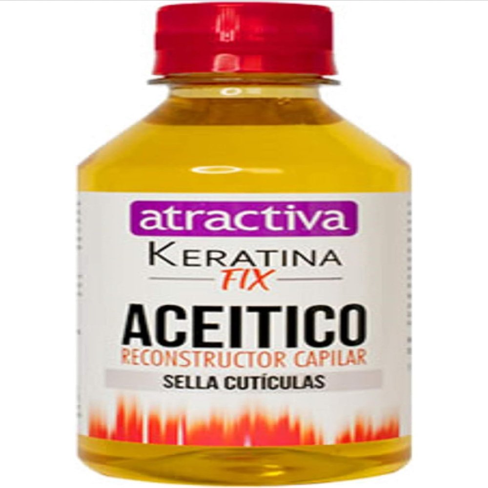 Atractiva Keratina Fix Hair Repair Treatment (4oz) 1Pack, White